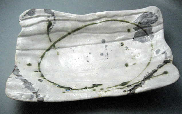 志野　織部　流盛鉢【美濃焼/作家物】