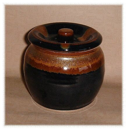 蓋もの・フタもの天目金流一号150cc【美濃焼】かめ