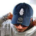 47 キャップ シカゴ カブス ローキャップ メンズ レディース 春夏秋冬用 紺 MLB Cubs 白熊 ロゴ 47brand フォーティセブン 帽子 cap ...