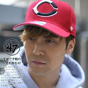 47 キャップ シンシナティ レッズ メンズ レディース 春夏秋冬用 赤 MLB Reds ロゴ 47brand フォーティセブン 帽子 cap ぼうし 深め ...