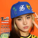 7union キャップ レディース 全2色 セブンユニオン 帽子 cap ぼうし 深め スナップバックキャップ おしゃれ かわいい マルチロゴ ワッペン 刺繍 ...