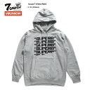 セブンユニオン 7UNION フードパーカー スウェット 長袖 メンズ レディース グレー L XL 2L LL 大きいサイズ b系 ヒップホップ ストリート系 ファッション ブランド 服 かっこいい おしゃれ グラフィック SUPERB ロゴ 裏起毛 シンプル ビッグシルエット 7UO-FK01