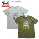 セブンユニオン 7UNION Tシャツ 半袖 アメカジ メンズ レディース グレー オリーブ M L XL 2L LL 大きいサイズ b系 ヒップホップ ストリート系 ファッション ブランド 服 かっこいい おしゃれ Chevyグラフィック アメ車 7IAVW-301C