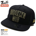 7union キャップ メンズ レディース 春夏秋冬用 黒 セブンユニオン 公式 帽子 cap ぼうし 深め スナップバックキャップ おしゃれ かっこいい ブルックリン レペゼン 金 ロゴ b系 ヒップホップ ファッション ストリート系 ハイ ブランド IAXY-110