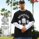 ACE FLAG セットアップ 重ね着 半袖 Tシャツ 長袖 ロンT メンズ 黒 大きいサイズ エースフラッグ レイヤード ボクシング チャンピオン ピンストラ...