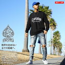 ACE FLAG 上下セット 長袖 裏起毛 メンズ 黒 大きいサイズ エースフラッグ セットアップ トレーナー ジーンズ デニム パンツ スリム Compton...