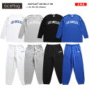 ACE FLAG 上下セット 長袖 ブランド メンズ 春秋冬用 全4色 大きいサイズ ロゴ エースフラッグ セットアップ ロンT スウェットパンツ 上下 Los...