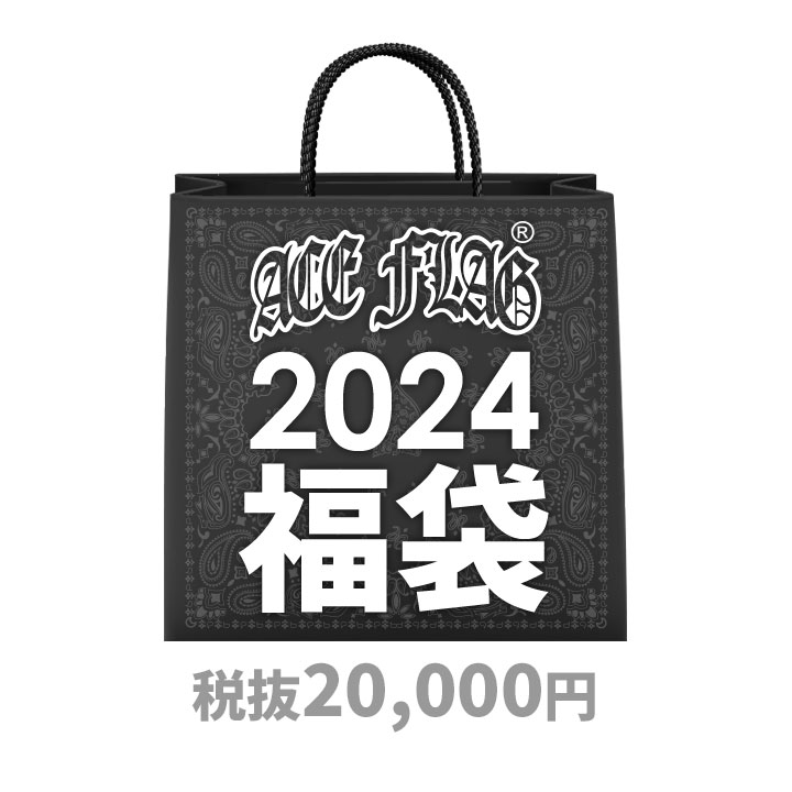 1/12~発送 2024 ACEFLAG 豪華6点 福袋 コーデセット 人気 大きいサイズ 上下セット 服 マスク ファッション アパレル セット AF-FB-TL-001