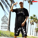 ACE FLAG 上下セット 半袖 ブランド Tシャツ ハーフパンツ メンズ 春夏用 黒 大きいサイズ エースフラッグ セットアップ シンプル アーチロゴ オー...
