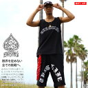 ACE FLAG 上下セット 半袖 ブランド Tシャツ ハーフパンツ メンズ 春夏用 黒 白 大きいサイズ エースフラッグ セットアップ THUG LIFE サ...