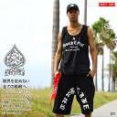 ACE FLAG 上下セット 半袖 ブランド Tシャツ ハーフパンツ メンズ 春夏用 黒 白 大きいサイズ エースフラッグ セットアップ South Centr...