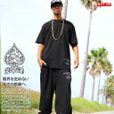 ACE FLAG 上下セット 半袖 ブランド Tシャツ スウェットパンツ メンズ 春夏用 黒 大きいサイズ エースフラッグ セットアップ ロングパンツ ギャング...