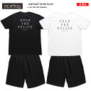 ACE FLAG 上下セット 半袖 ブランド Tシャツ ハーフパンツ メンズ 春夏用 黒 白 大きいサイズ エースフラッグ セットアップ ショートパンツ Fuck the Police ファック・ザ・ポリス ビッグシルエット b系 ヒップホップ ファッション ストリート系 2025春夏 新作 AF-SE-TS-210
