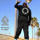 ACE FLAG 上下セット 長袖 ブランド メンズ 春秋冬用 全2色 大きいサイズ エースフラッグ セットアップ ロンT スウェットパンツ WORLD IS ...