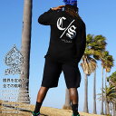 ACE FLAG 上下セット 長袖 Tシャツ ロンT ブランド スウェット ハーフパンツ メンズ 春秋冬用 黒 大きいサイズ エースフラッグ セットアップ CS...