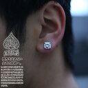 ピアス b系 ヒップホップ ストリート系 ファッション メンズ レディース エースフラッグ ACEFLAG イヤリング 2個ペア 1セット ラインストーン ダイ...