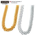 ACEFLAG ネックレス メンズ ゴールド/シルバー 88cm エースフラッグ 極太 チェーン 喜平チェーン ブリンブリン おしゃれ 西海岸 ウエッサイ ラッ...
