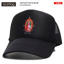 ACEFLAG × OTTO キャップ メッシュキャップ メンズ 春夏秋冬用 黒 オットー エースフラッグ 帽子 cap 深め おしゃれ かっこいい シンプル ...