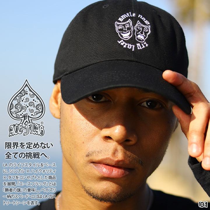 ACEFLAG キャップ メンズ 春夏秋冬用 全2種 大きいサイズ エースフラッグ 帽子 cap ローキャップ 浅め 2フェイス クロス THUG LIFE サグライフb系 ヒップホップ ファッション ストリート系 ブランド 新作 AF-CA-SB-053