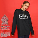 ACEFLAG ロンT ストリート レディース 白 黒 大きいサイズ エースフラッグ Tシャツ 長袖 かわいい キュート Compton コンプトン b系 ヒップホップ ファッション ダンス ストリート系 ブランド 服 AF-TL-LT-014