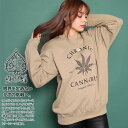 【50%OFF】ACEFLAG トレーナー ブランド スケボー 長袖 スウェット 裏パイル レディース 春秋冬用 黒/カーキ 大きいサイズ エースフラッグ トップス カンナビス 大麻 ヘンプ マリファナ 服 新作 AF-TL-SW-026