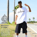 ACE FLAG 上下セット セットアップ 半袖 ブランド Tシャツ ハーフパンツ 上下 メンズ 白/黒 大きいサイズ エースフラッグ Compton コンプト...