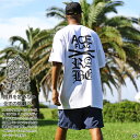 ACE FLAG 上下セット 半袖 Tシャツ ハーフパンツ メンズ 全4色 大きいサイズ エースフラッグ セットアップ ビッグシルエット C/S ペイズリー ナ...