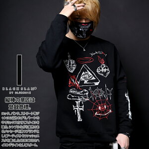 ブラックスラム バイ クラブノイズ BLACK SLAM by clubno1z スウェット トレーナー 長袖 メンズ レディース 黒 袖ロゴ ストリートアート 大きいサイズ b系 ヒップホップ ストリート系 ファッション ギフト BS-TL-SW-008