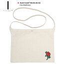 BLACK SLAM バッグ メンズ 春夏秋冬用 白 クラブノイズ ブラックスラム サコッシュ BAG ショルダーバッグ 小さめ ポーチ 花柄 ワッペン 刺繍 ...