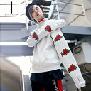 【92%OFF】BLACK SLAM モックネック ストリート系 トレーナー ブランド メンズ レディース 大きいサイズ ストリート スウェット 長袖 春秋冬用 黒/白 クラブノイズ 袖ロゴ B系 ヒップホップ ファッション ダンス 服 BS-TL-SW-012