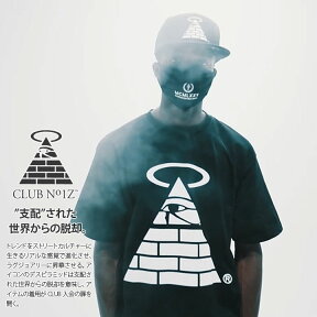 CLUB NO1Z Tシャツ 半袖 メンズ レディース 白 黒 大きいサイズ クラブノイズ おしゃれ シンプル ビッグシルエット ブランドロゴ ピラミッド ロゴ b系 ヒップホップ ファッション ストリート系 服 CN-TS-TS-021