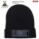 【50%OFF】 CLUB NO1Z ニットキャップ メンズ レディース 春夏秋冬用 黒 クラブノイズ 帽子 ニット帽 ビーニー おしゃれ かっこいい シンプル...