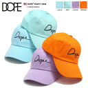 DOPE キャップ ローキャップ メンズ レディース 春夏秋冬用 全3色 ドープ 帽子 cap 浅め ベースボールキャップ おしゃれ かっこいい 定番 ロゴ 刺繍 アメカジ b系 ヒップホップ ファッション ストリート系 ハイ ブランド D2017-H204 3