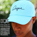 DOPE キャップ ローキャップ メンズ レディース 春夏秋冬用 全3色 ドープ 帽子 cap 浅め ベースボールキャップ おしゃれ かっこいい 定番 ロゴ 刺繍 アメカジ b系 ヒップホップ ファッション ストリート系 ハイ ブランド D2017-H204 1