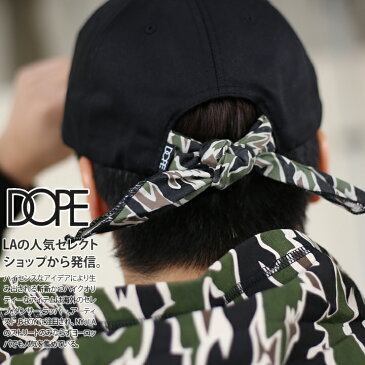 b系 ヒップホップ ストリート系 ファッション メンズ レディース キャップ 帽子 【13DP-AW066】 ドープ DOPE CAP タイガーカモ バンダナ ジェットキャップ 黒 アメカジ 西海岸 ウエッサイ LA ダンス スケート ブランド USAモデル Fサイズ 男女兼用 正規品 ギフト