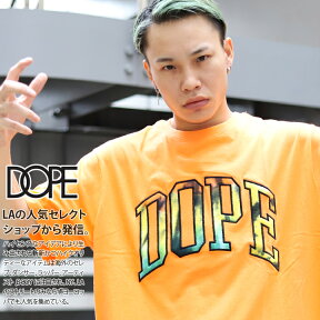 DOPE Tシャツ 半袖 メンズ レディース 春夏用 全5色 大きいサイズ ビッグシルエット ドープ おしゃれ かっこいい タイダイ ロゴ シンプル ワンポイント アメカジ 西海岸 LA セレブ ヒップホップ ストリート系 ハイ 服DPM-SP20-67