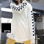 エピトミ EPTM ロンT ロングスリーブTシャツ 長袖 メンズ レディース 白 S M L 大きいサイズ b系 ヒップホップ ストリート系 ブランド 服 かっこいい おしゃれ 袖ロゴ 袖プリント チェッカーフラッグ ブロックチェック アメリカ製 ギフト EP7935