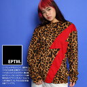 【86%OFF】EPTM ロンT スケボー メンズ レディース 春秋冬用 全2色 大きいサイズ エピトミ Tシャツ 長袖 派手 総柄 ライン ヒョウ柄 アニマル柄 柄 雷ロゴ 迷彩柄 B系 ヒップホップ ファッション ストリート系 ハイ ブランド 服 EP8821