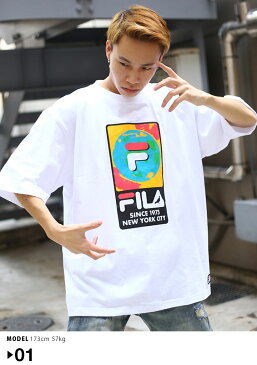 STAPLE × FILA heritage Tシャツ 半袖 メンズ レディース 春夏用 白/黒 大きいサイズ ビッグシルエット フィラ ヘリテージ ステイプル かっこいい おしゃれ コラボ 限定品 Wネーム スポーツ b系 ヒップホップ ストリート系 ファッション ハイ ブランド 服 FM9887【セール】