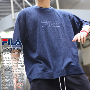 FILA heritage Tシャツ 半袖 メンズ レディース 春夏用 全3色 ビッグシルエット フィラ ヘリテージ おしゃれ かっこいい パイル地 刺繍 ライン 切替 ロゴ スポーツ ダンス b系 ヒップホップ HIPHOP ストリート系 ファッション ハイ ブランド 服FM9407