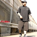 FUBU 上下セット 半袖 ブランド Tシャツ ハーフパンツ 上下 メンズ 春夏用 黒 大きいサイズ フブ セットアップ ナイロン ショートパンツ ナイロンパン...