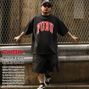 FUBU 上下セット 半袖 ブランド Tシャツ ハーフパンツ 上下 メンズ 春夏用 黒/白 大きいサイズ フブ セットアップ ナイロン ショートパンツ ナイロン...