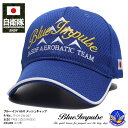 自衛隊 グッズ ブルーインパルス エンブレム 空自 キャップ 隊帽 野球帽 青 航空自衛隊 メッシュキャップ 帽子 cap 識別帽 部隊識別帽 ロゴ刺繍 速乾 ...