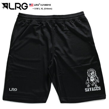 エルアールジー LRG ハーフパンツ 【J186010】 バスパン バスケットショーツ メッシュ イージーパンツ かっこいい ライオン 太め ルーズフィット 黒 S M L XL 2L LL b系 ヒップホップ ストリート系 ファッション 服 メンズ 大きいサイズ 正規品 ギフト