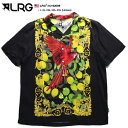 エルアールジー LRG 半袖シャツ 総柄 プリント メンズ 黒 L XL 2L LL 2XL 3L XXL 3XL 4L XXXL 4XL 5L XXXXL 大きいサイズ b系 ヒップホップ ストリート系 ファッション ブランド 服 かっこいい おしゃれ バロック調 総柄 レモンの木 インコ 花柄 アメカジ アウトドア C192008