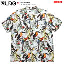エルアールジー LRG アロハシャツ 半袖シャツ 総柄 メンズ 白 L XL 2L LL 2XL 3L XXL 3XL 4L XXXL 4XL 5L XXXXL...