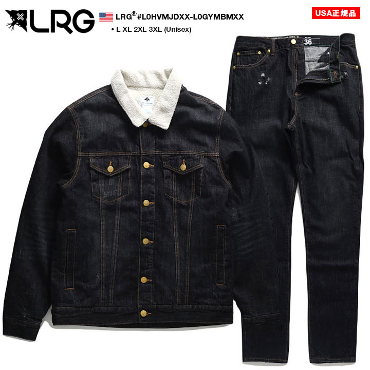 エルアールジー LRG 上下セット セットアップ 長袖 メンズ レディース 男女兼用 春秋冬用 インディゴブラック L XL 2L LL 2XL 3L XXL 3XL 4L XXXL 大きいサイズ b系 ヒップホップ ストリート系 ファッション ブランド 服 ギフト L0HVMJDXX-L0GYMBMXX