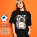 【ラスト1点】MISHKA Tシャツ 半袖 レディース 白 黒 ホワイト ブラック 大きいサイズ ミシカ おしゃれ かわいい 派手 ヘヴィメタ ロック グラデー...