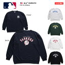 MLB ニューヨークヤンキース トレーナー ブランド スケボー 長袖 スウェット 裏パイル メンズ 春秋冬用 全5種 大きいサイズ ヤンキース NY LA ロゴ エムエルビー トップス シンプル 刺繍 ワッペン b系 ヒップホップ ファッション ストリート系 服 新作 AMB34702