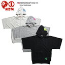 b系 ヒップホップ ストリート系 ファッション 服 レディース パーカー 【NGS1151】NESTA BRAND ネスタブランド ZIPUP フード フーディー 半袖 シンプル 定番ブランド ライオントレードマーク タギング Fサイズ 正規品